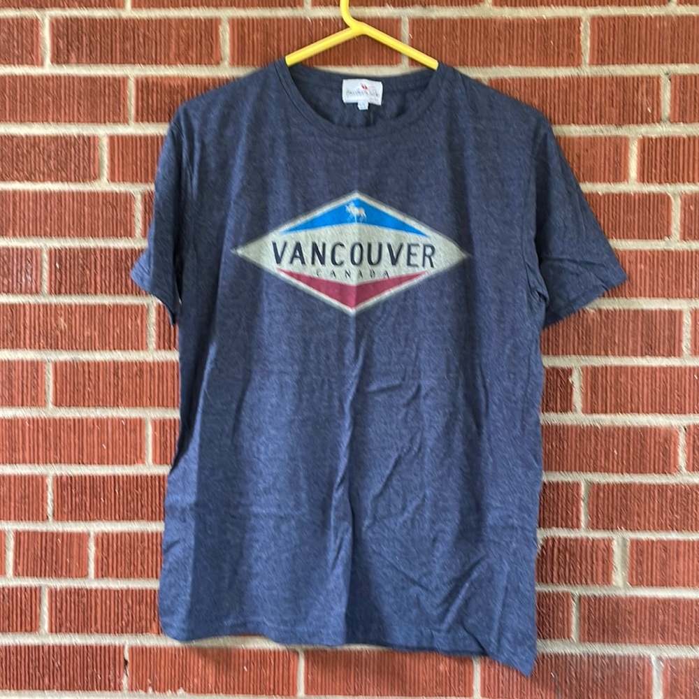 Unisex Vancouver tee shirt blue Heather